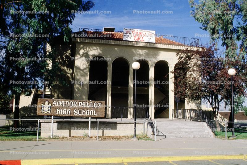 Amador Valley High School, building, Police Headquarters, 2 November 1983