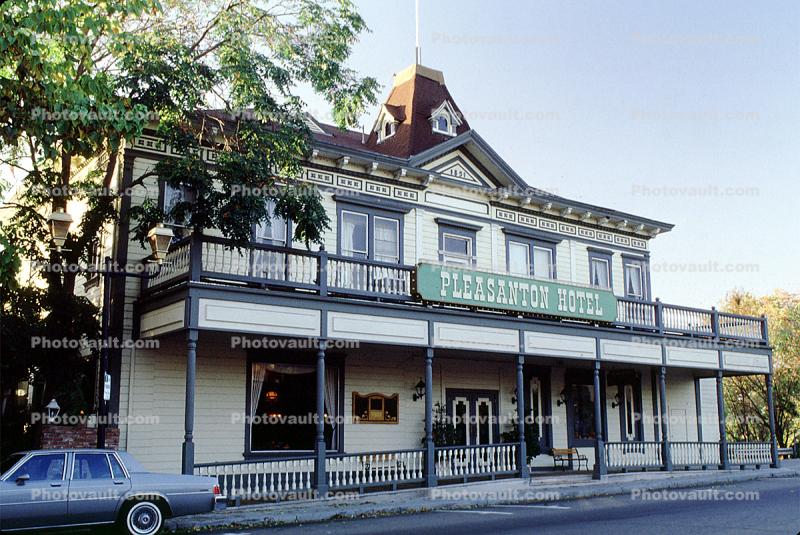 Pleasanton Hotel, landmark, building, Police Headquarters, 2 November 1983