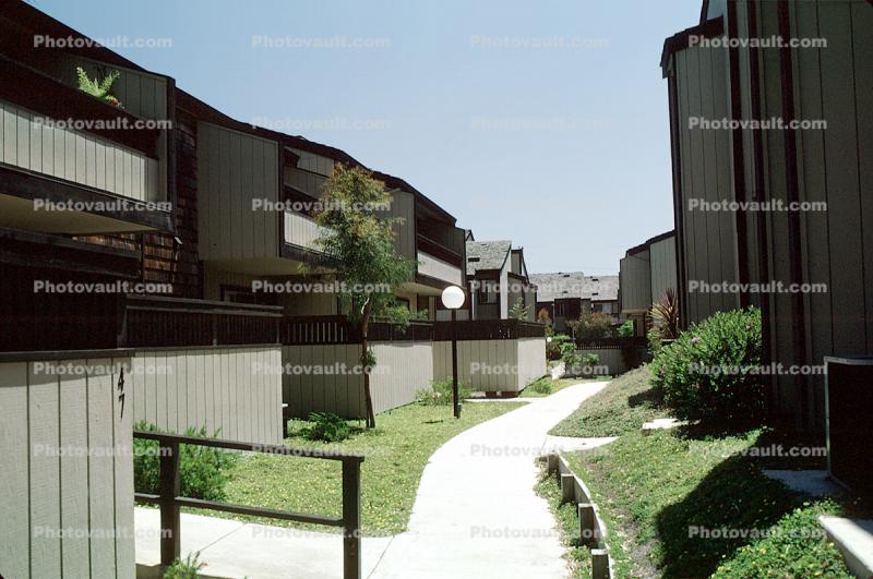 Apartment Complex, path, 11 May 1984