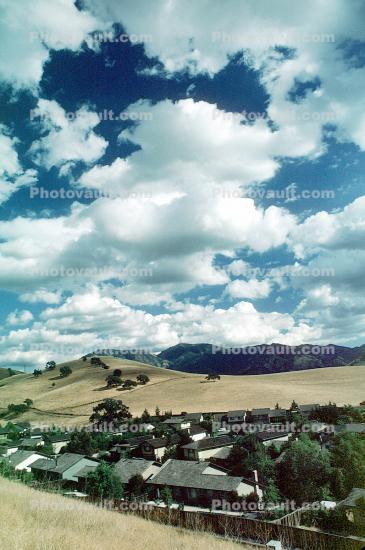 House, Single Family Dwelling Unit, Cumulus Clouds, 2 June 1985