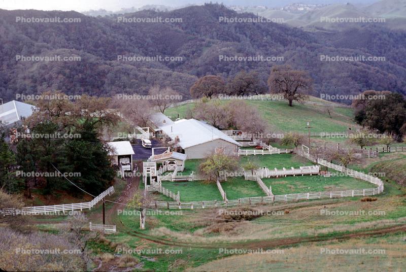 A Ranch on Mount Diablo, Barn, Fences, Home, House