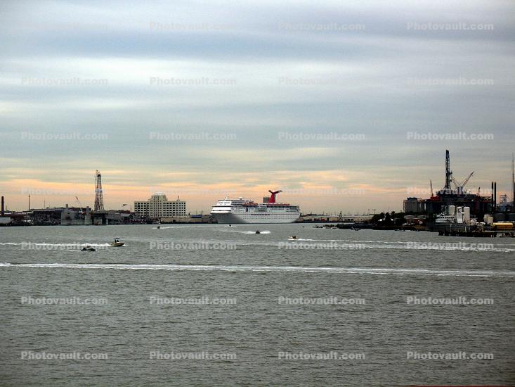 Harbor, Buildings, Galveston, Panorama