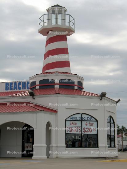 Lighthouse, Octogon Building, Padre Islander Gift Shop, souvenirs, Kitsch