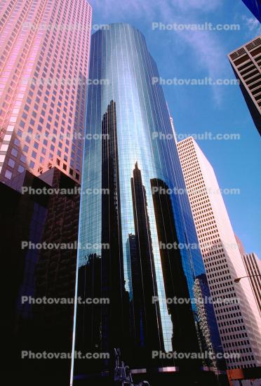 Tall Buildings over Downtown Houston, 15 January 1985