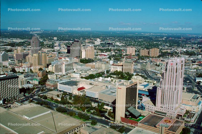 San Antonio Downtown Skyline, Marriot Hotel, 29 November 1988