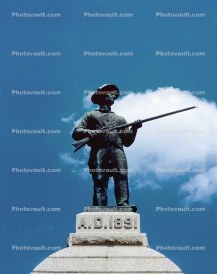 Statue of Soldier From the Alamo, Austin, 18 June 1991