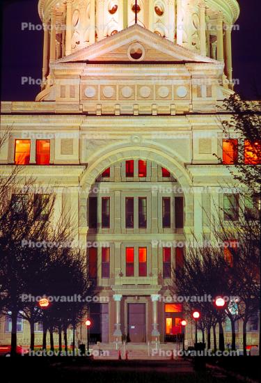 Entrance to Texas State Capitol, Austin, 24 March 1993