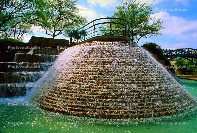 Water Cascade at the Tower of the Americas in San Antonio, 25 March 1993