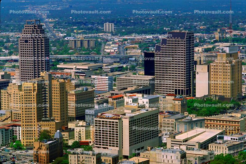 Downtown Cityscape of San Antonio, 25 March 1993
