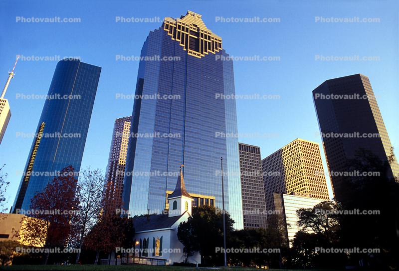 Downtown Houston Skyscrapers, Skyline, Cityscape, 1 January 1994