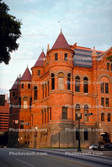 Old Red County Courthouse, historic governmental building, Museum, downtown, 21 May 1995