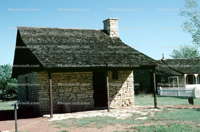 Bunkhouse, building, NRHC, Texas Tech University, National Ranching Heritage Center, Museum, Lubbock, October 1995