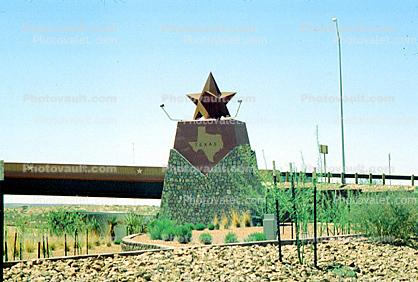 El Paso, Texas Star, marker, monument