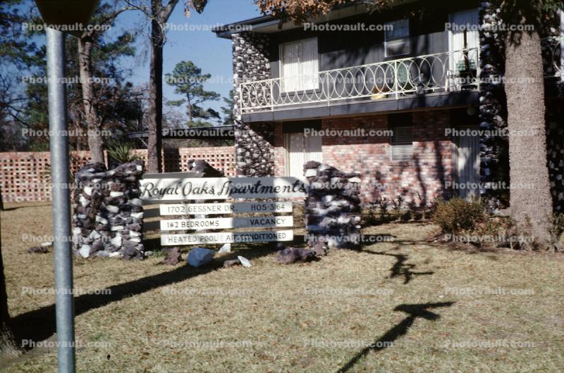 Royal Oaks Apartments, February 1963, 1960s