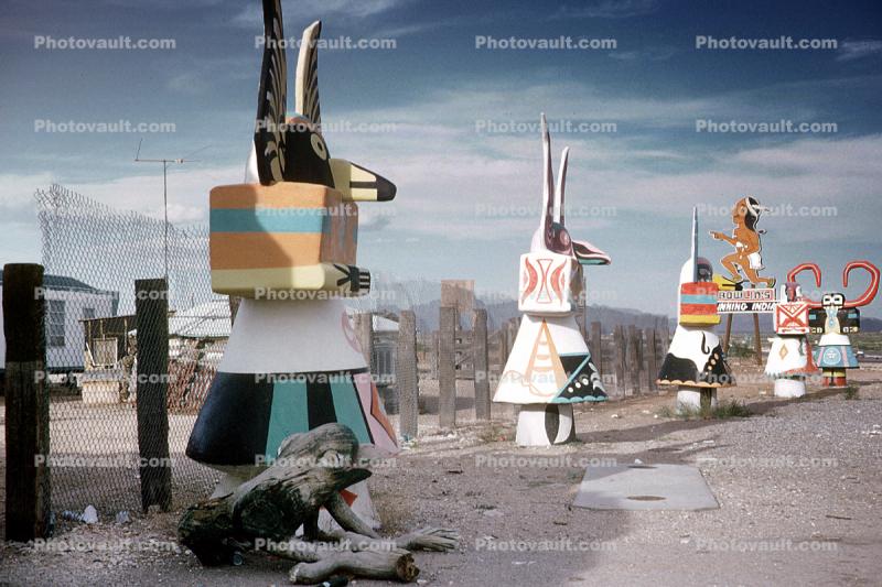 Thunderbird, Kachina, Hopi Art, Religious Icon, Bowlin's Running Indian, June 1972, 1970s