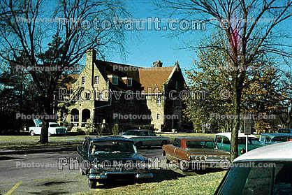 building, mansion, house, cars, vehicles, Chevy Impala, Automobile, November 1964, 1960s