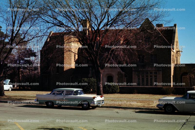 Ford Fairlane, building, mansion, house, vehicles, Automobile, cars, November 1964, 1960s