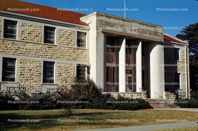 Memorial Union building, brick, November 1964, 1960s