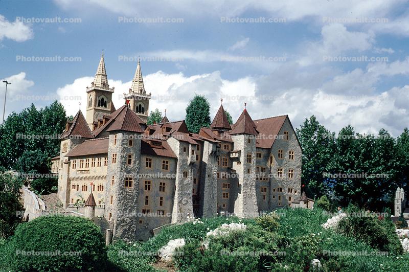 Castle, Bullding, Mini Europe, Miniature Model Park, Bruparck