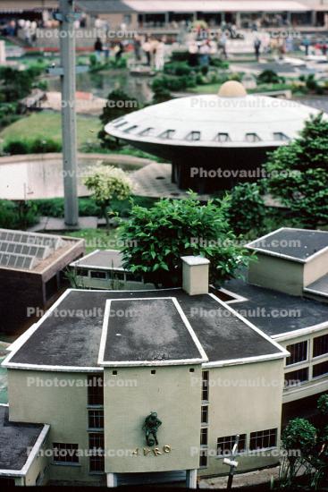 Flying Saucer, UFO, Buildings, Mini Europe, Miniature Model Park, Bruparck