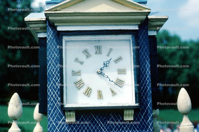 outdoor clock, outside, exterior, roman numerals