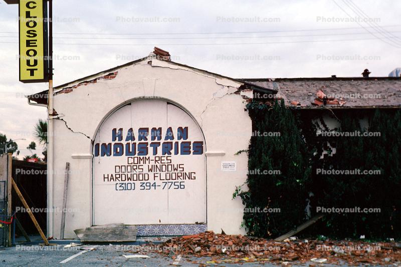 Harman Industries Building Collapse, Northridge Earthquake Jan 1994