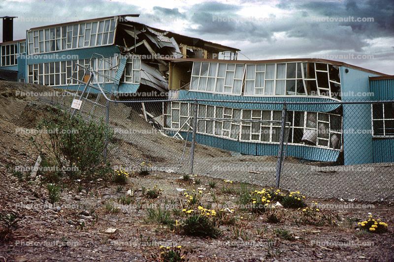 School Building, Anchorage, Alaska Earthquake of 1964, 1960s
