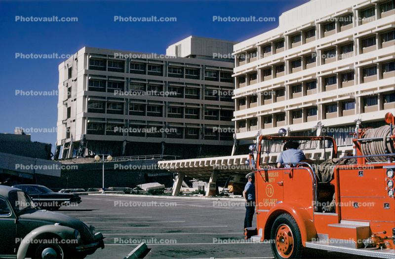 Olive View Hospital UCLA Medical Center building, Sylmar, 1971 San Fernando Valley Earthquake
