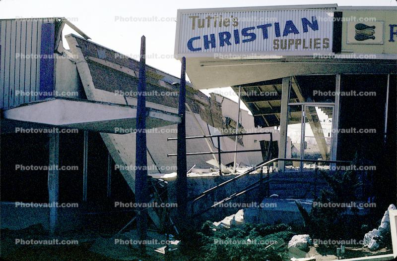 Tuttle's Christian Supplies, 1971 San Fernando Valley Earthquake