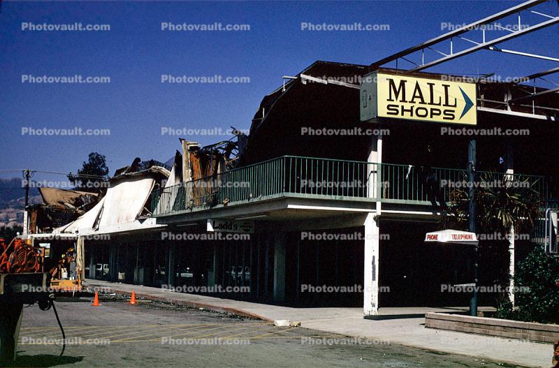 Ladd's, Mall Parking Structure, Building Collapse, 1971 San Fernando Valley Earthquake, 1970s