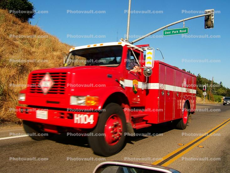 H104, CDF Fire Truck