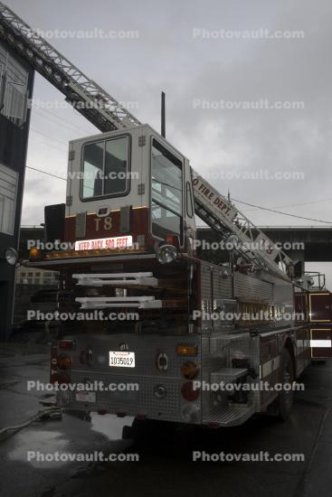 fire call at 1045 17th street, Potrero Hill