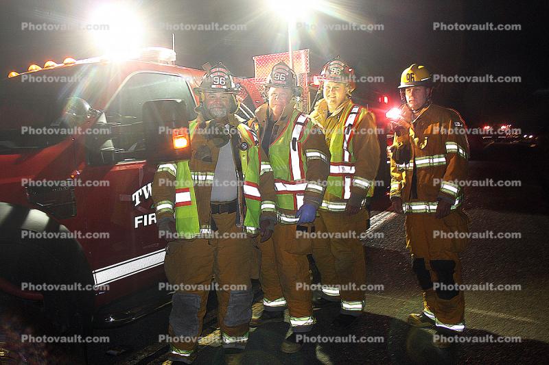 Portrait of Firemen, Sonoma County
