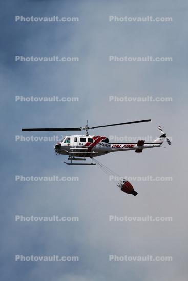 Cal Fire UH-1H Super Huey, Stony Point Road Fire, Sonoma County