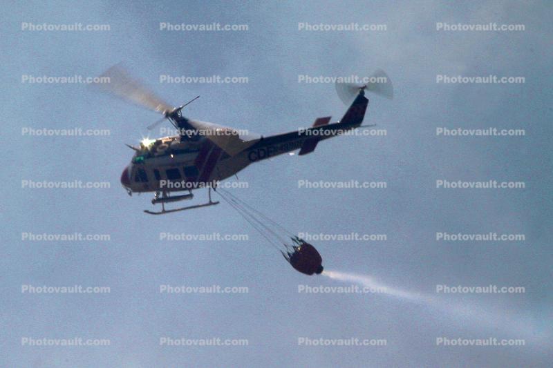flight, flying, airborne, calfire, N499DF, 101, Cal Fire UH-1H Super Huey