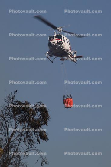 Water Bucket, Cal Fire UH-1H Super Huey, 104, CDF