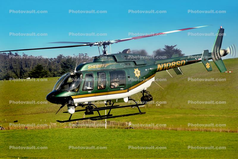N108SD, Sonoma County Sheriff, Helicopter, Bell 407, Henry One, Henry1, Sonoma County