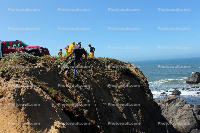 Bodega Bay Car Over Cliff Training