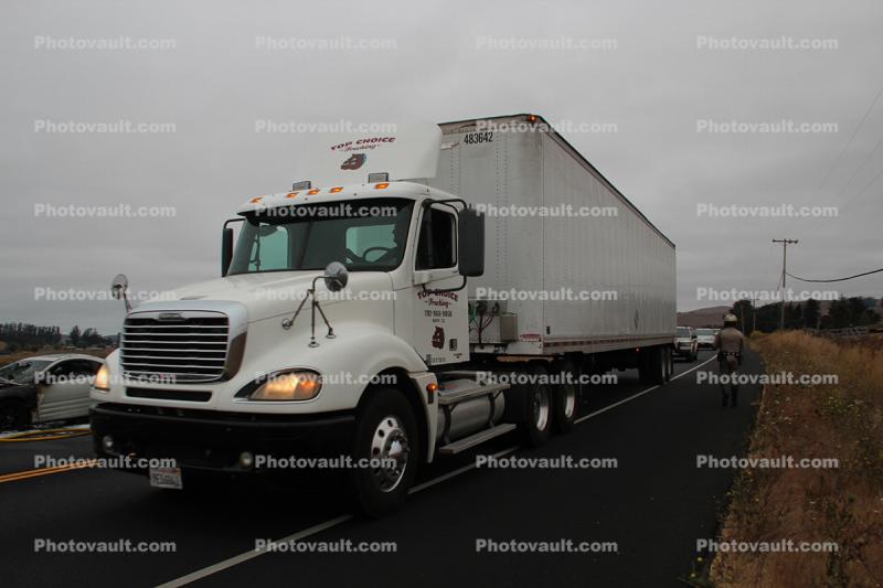 Semi-Trailer Truck, Sonoma County