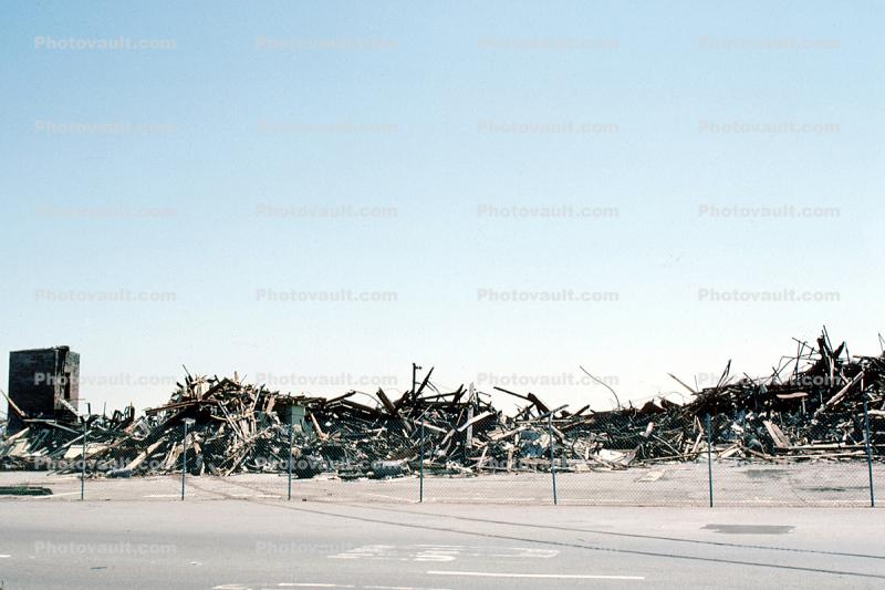 aftermath of Pier fire, San Francisco