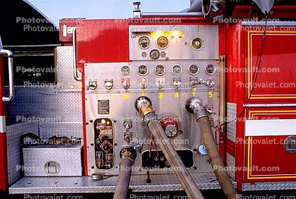 Control Panel, Dials, Gauge, American LaFrance, Potrero Hill, Fire Engine