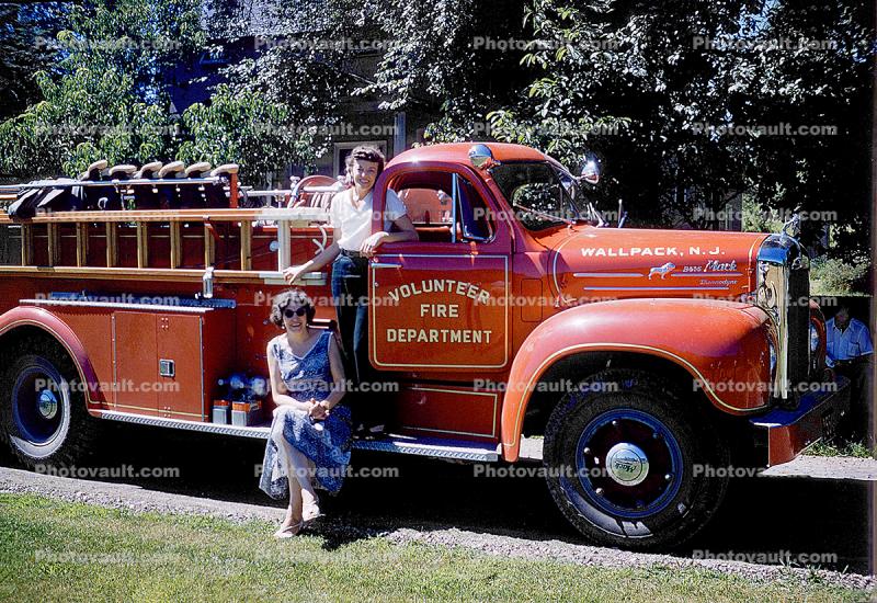 Wallpack New Jersey, Volunteer Fire Department, women, 1950s