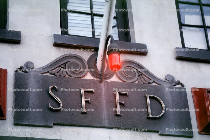 SFFD sign, signage