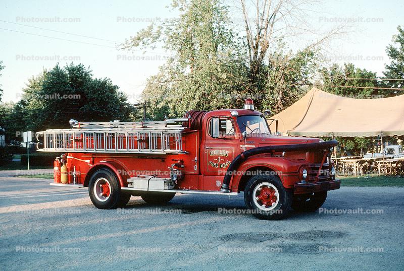 Cutler Fire Dept., International Harvester Fire Engine, Cutler Illinois