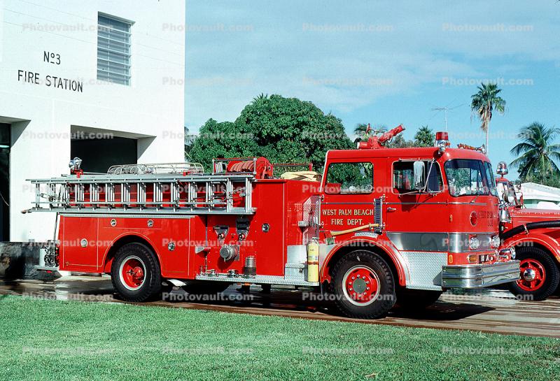 Fire Engine, West Palm Beach Fire Dept., Florida