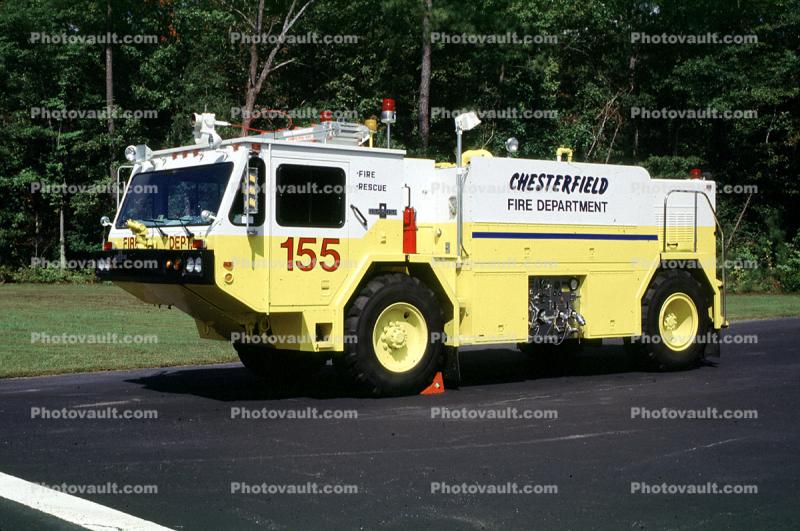 Oshkosh, Rescue 155, Chesterfield Fire Department, Foam 155, Aircraft Rescue Fire Fighting, (ARFF), Virginia