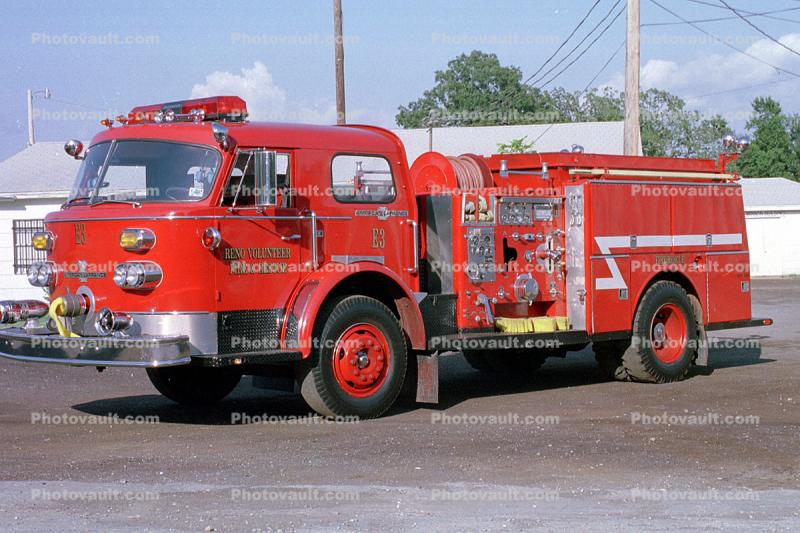 Reno Volunteer Fire & Rescue, American LaFrance, Fire Engine, 1950s
