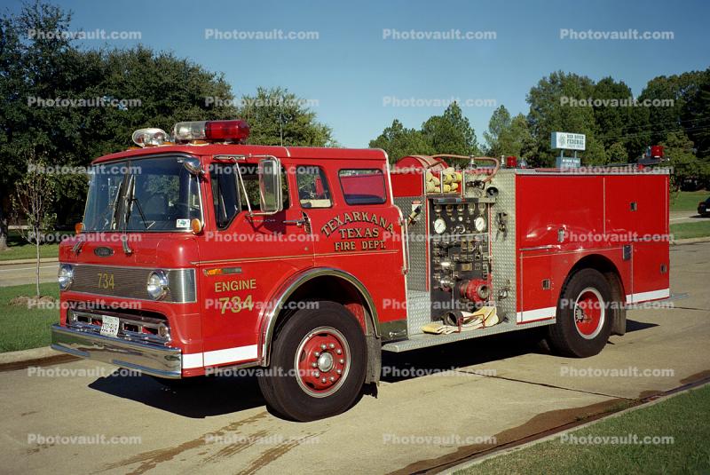 Pierce Engine 734, Texarkana Arkansas Fire Department, Ford