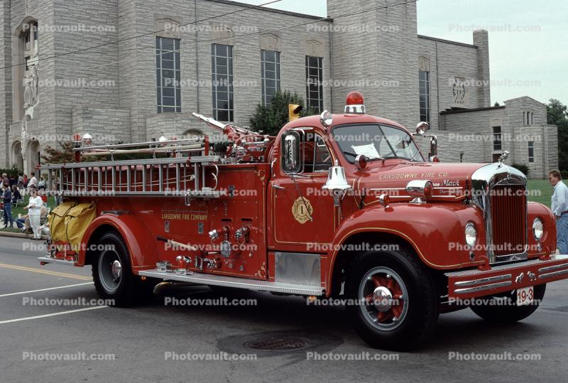 3-8-5 Mack Truck, Lansdowne Fire Company, Delaware County Pennsylvania