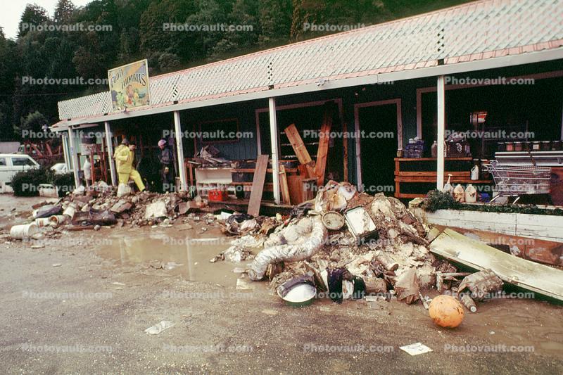 Store Detritus, Flooding in Guerneville, 14 January 1995